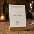 Holzschild Lichtmess trüb, ist dem Winzer lieb! | Winzerspruch Lasergravur Geschenk