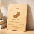 Holzschild Totemtier Otter (20. Januar – 18. Februar)