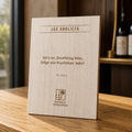 Holzschild Josefstag klar, fruchtbar Jahr! | Winzerspruch 19. März Lasergravur Geschenk