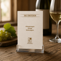 Holzschild Pfingstregen bringt Weinsegen | Winzerspruch Lasergravur Geschenk