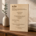 Holzschild Glück – Zitate über Glück & Lebensfreude | Lasergravur Holzdeko Geschenk