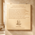 Holzschild Sokrates – Lasergravur Zitat Geschenk | Wann der Untergang einer Gesellschaft beginnt
