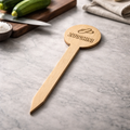 Pflanzenstecker Zucchini – Lasergravur Gartendeko Geschenk | Holzschild Gemüsegarten