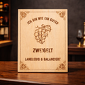 Holzschild Zweigelt – Lasergravur Weinliebhaber Geschenk | Langlebig & Balanciert
