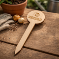 Pflanzenstecker Zwiebeln – Lasergravur Gartendeko Geschenk | Holzschild Gemüsegarten